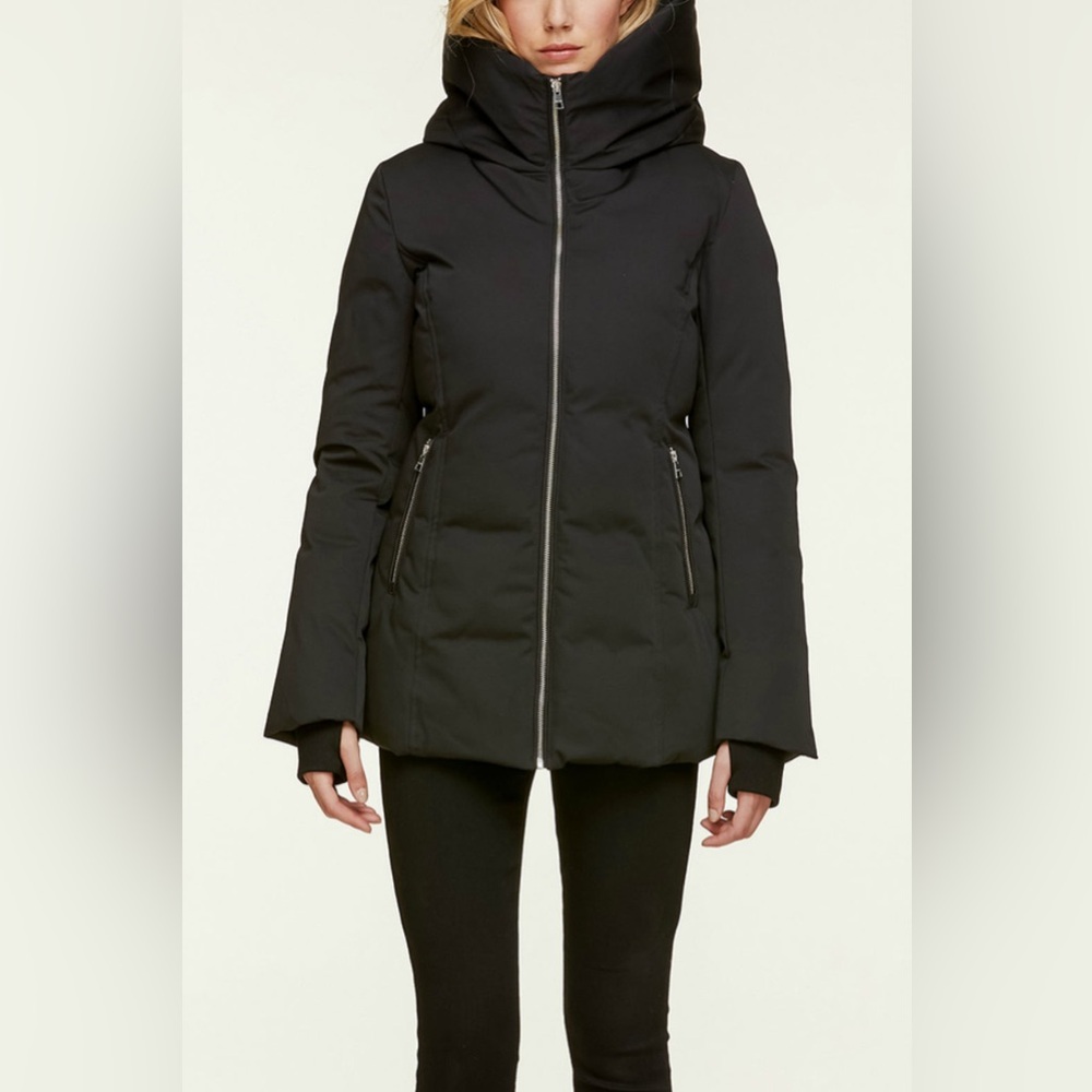 Black Hooded  Jacket SOIA AND KYO Darnelle